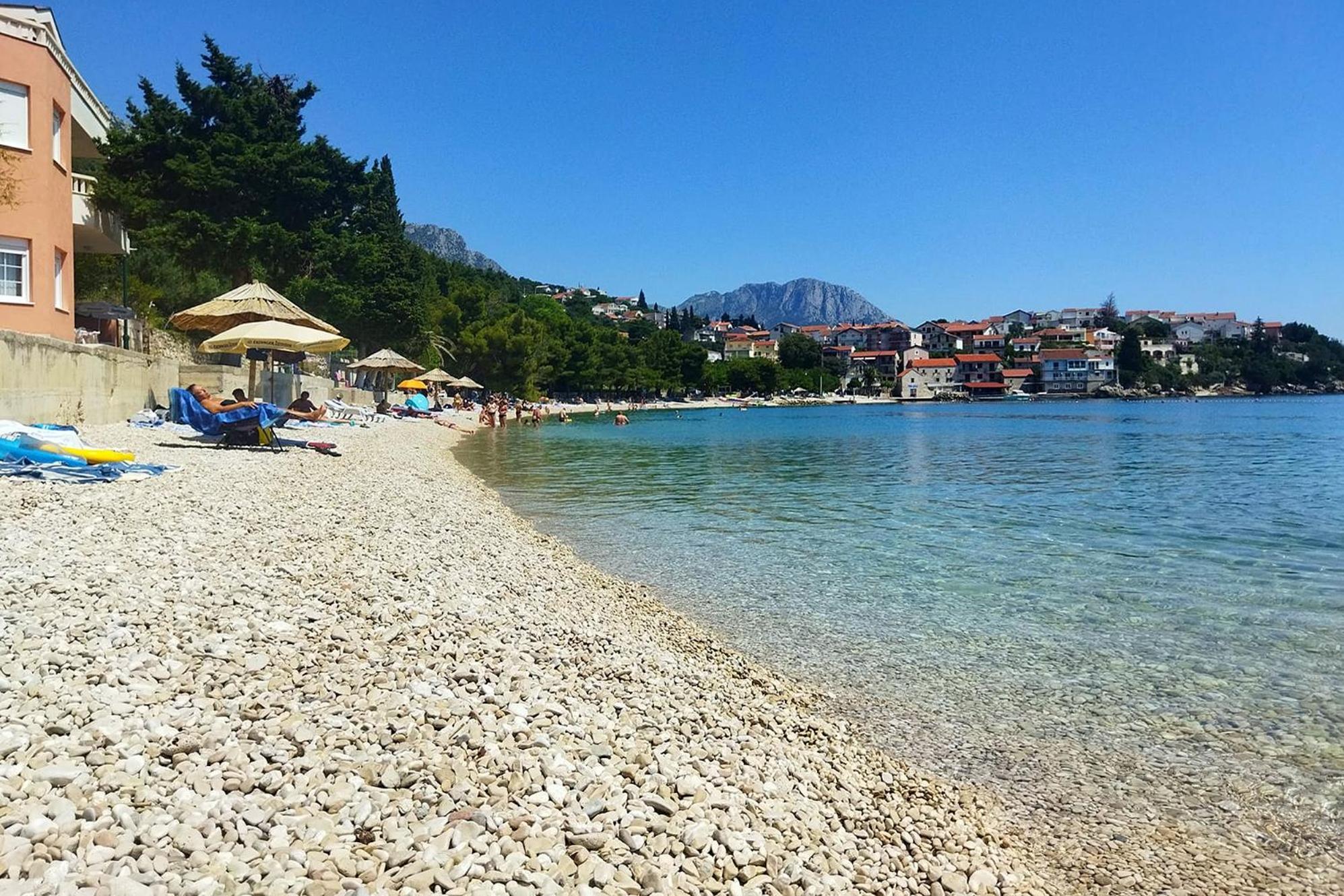 Apartments By The Sea Podaca, Makarska - 2576 Bagian luar foto